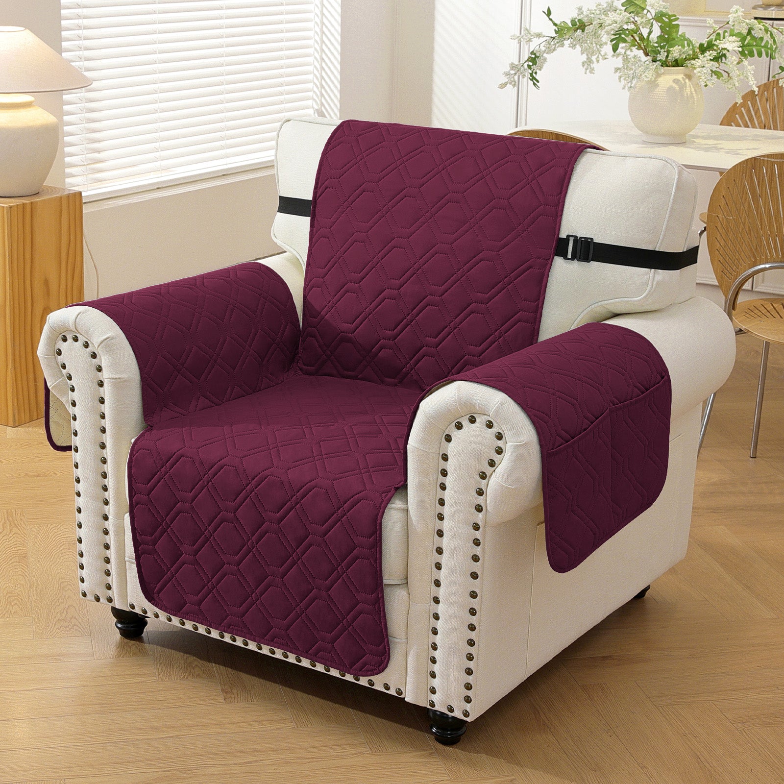 imperméable Armchair canapé couverture with accoudoirs antidérapant Pockets