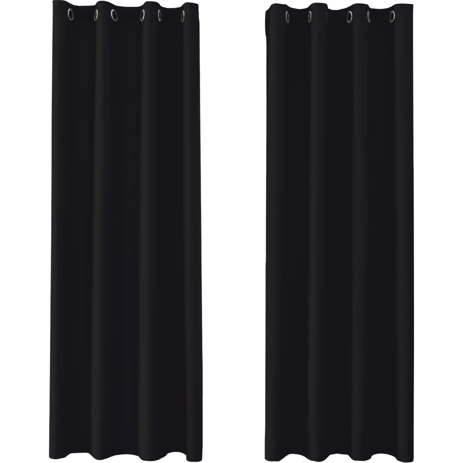 YSTYLE 2 Pieces Waterproof Blackout Curtains Thermal Insulated-YSTYLE