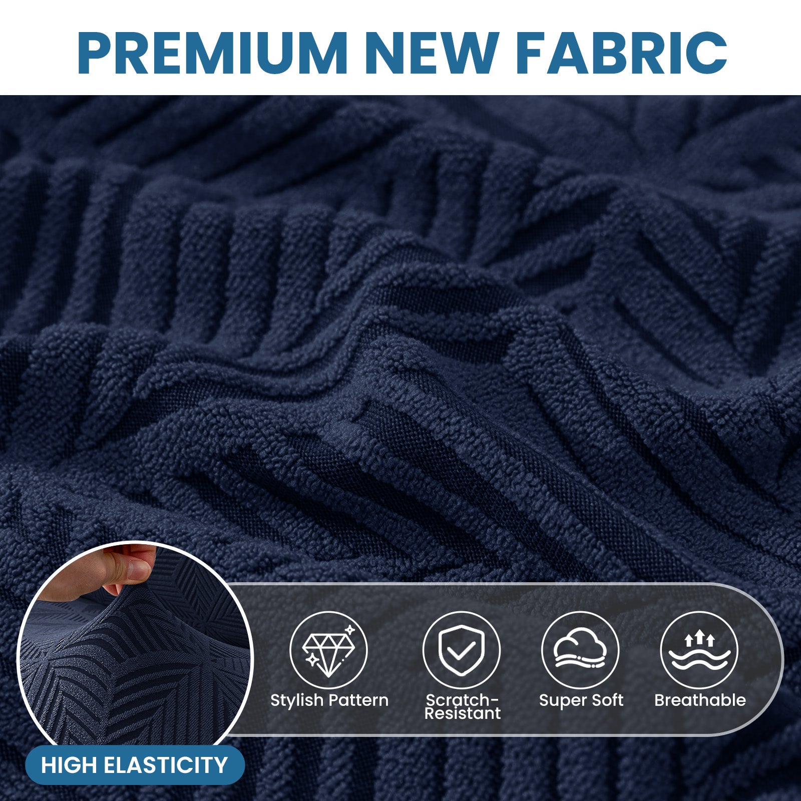 Ystyle 2-Seater Sofa Cover with Armrests, Stretch Sofa Cover, Universal Anti-Scratch Sofa Cover for Cats and Dogs, Non-Slip Sofa Cover, Washable Stain-Resistant Sofa Cover