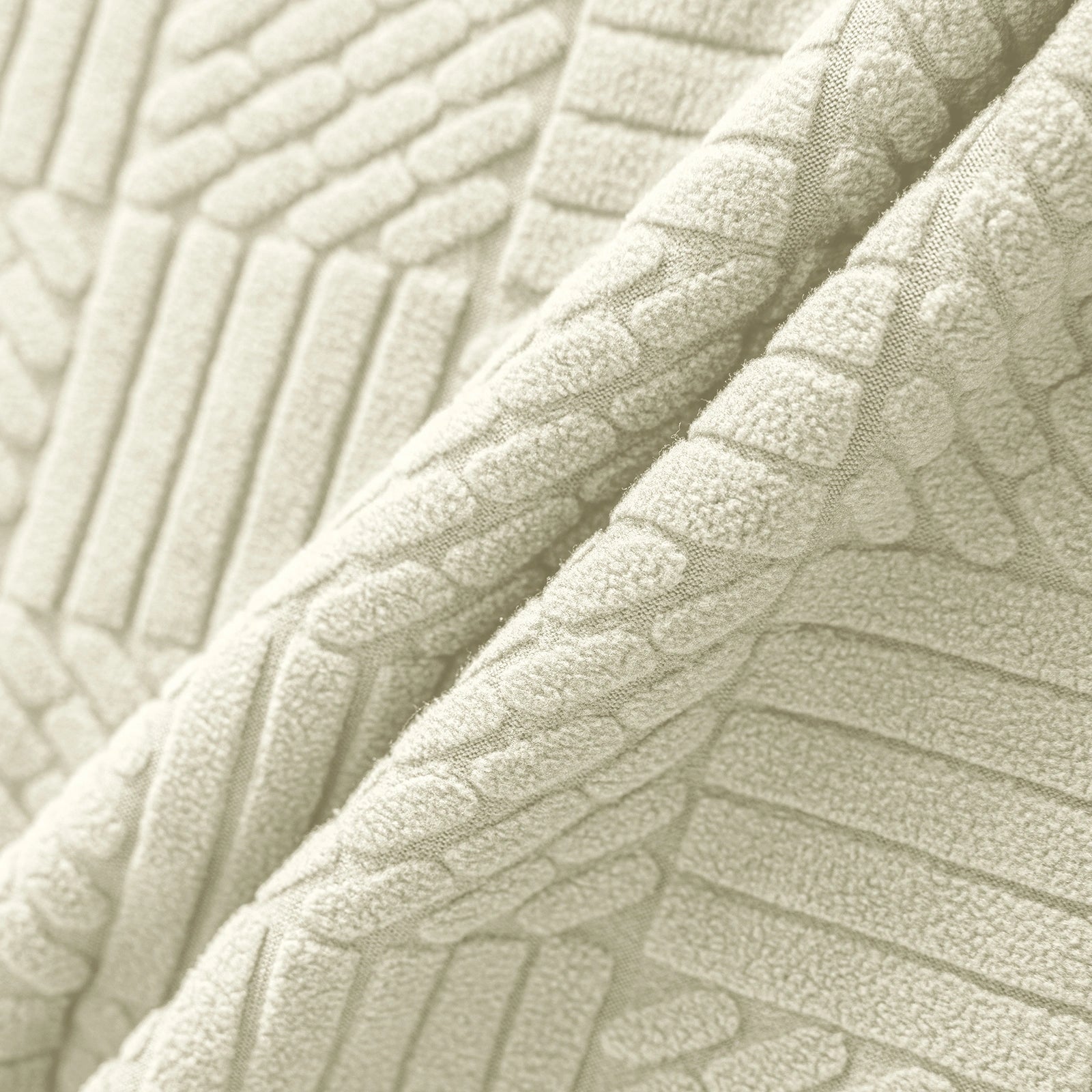 YSTYLE Stretch 4 Seater Sofa Cover 231-279 cm Geometric Pattern-YSTYLE