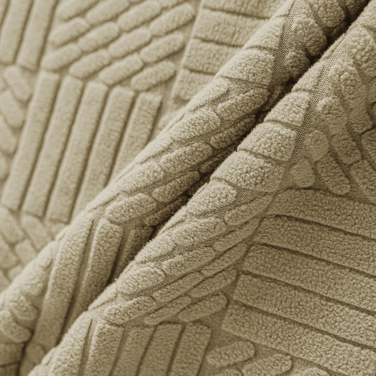 YSTYLE Stretch Sofa Seat Cover Large 1 Seater Geometric Pattern-YSTYLE