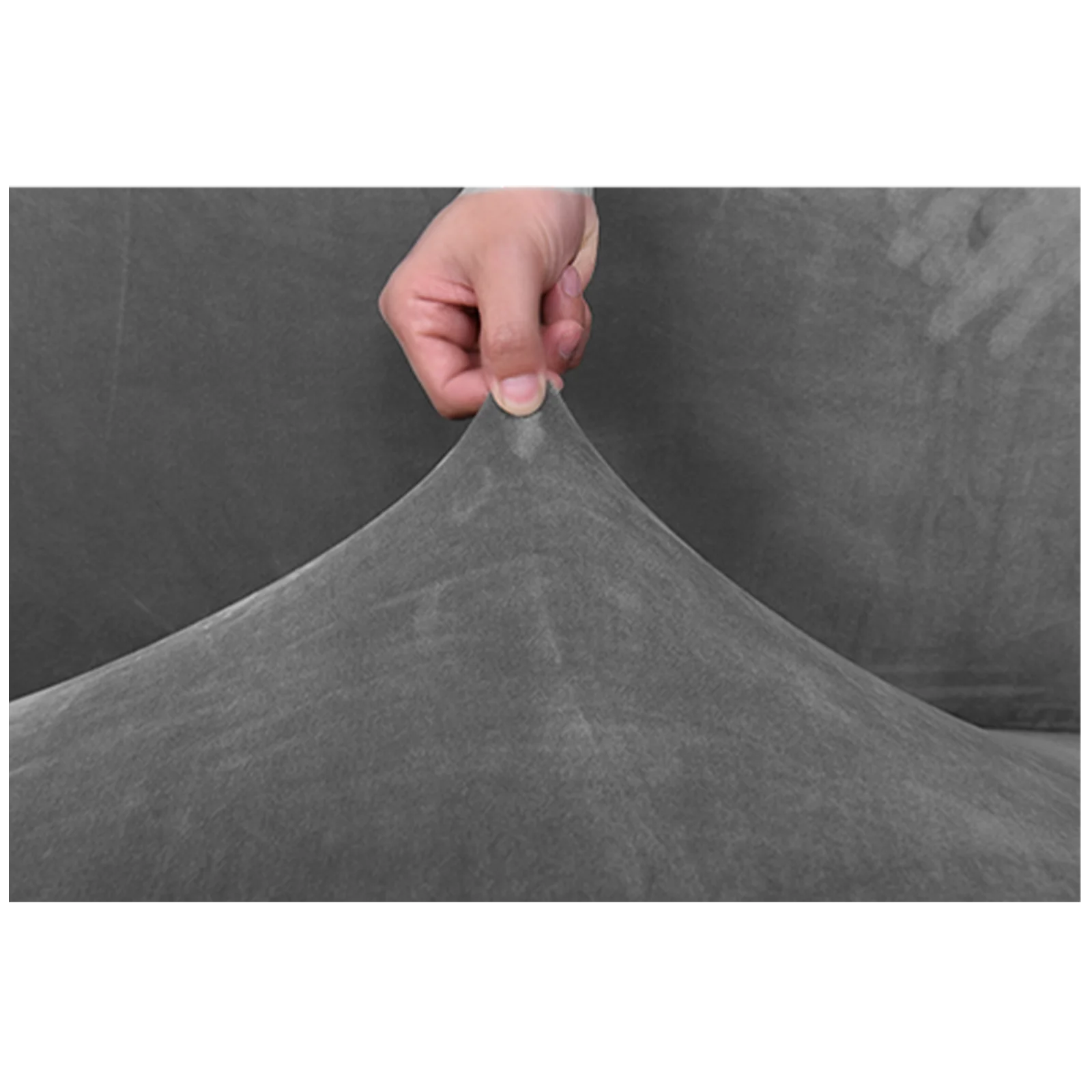 YSTYLE Velvet 2 Seater Sofa Cover – Stretch Fit, Anti-Scratch, Pet-Friendly, Non-Slip, Washable