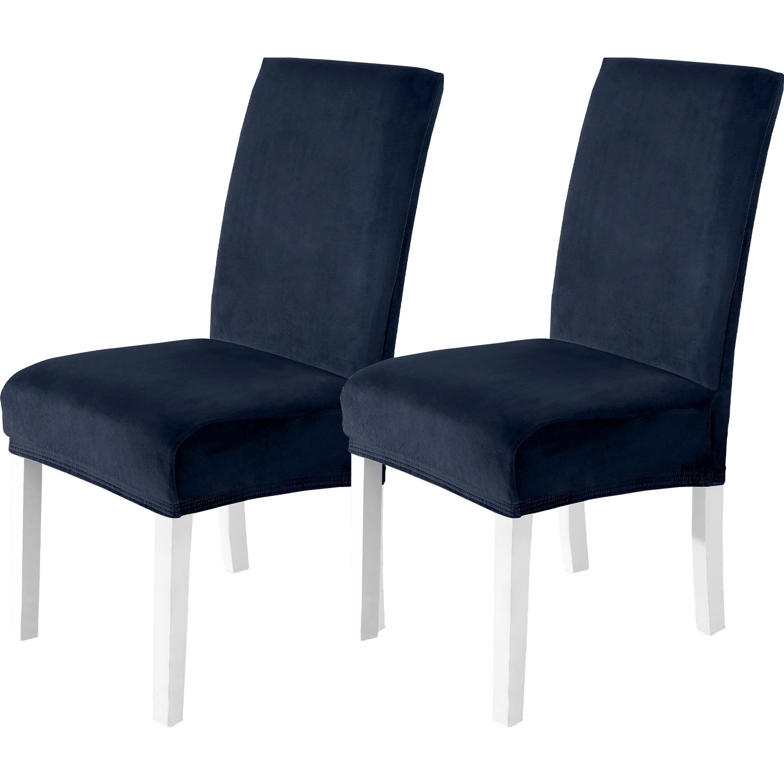 YSTYLE 6 Pieces Velvet Stretch Chair Covers with Backrest-YSTYLE