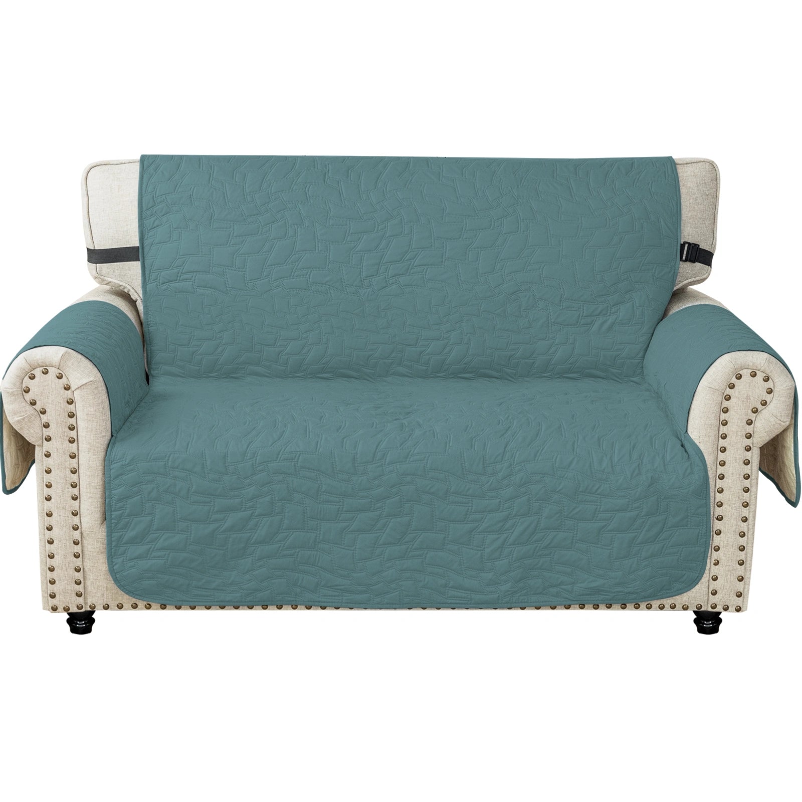 YSTYLE Waterproof 2 Seater Sofa Cover with Armrests Anti-Slip-YSTYLE