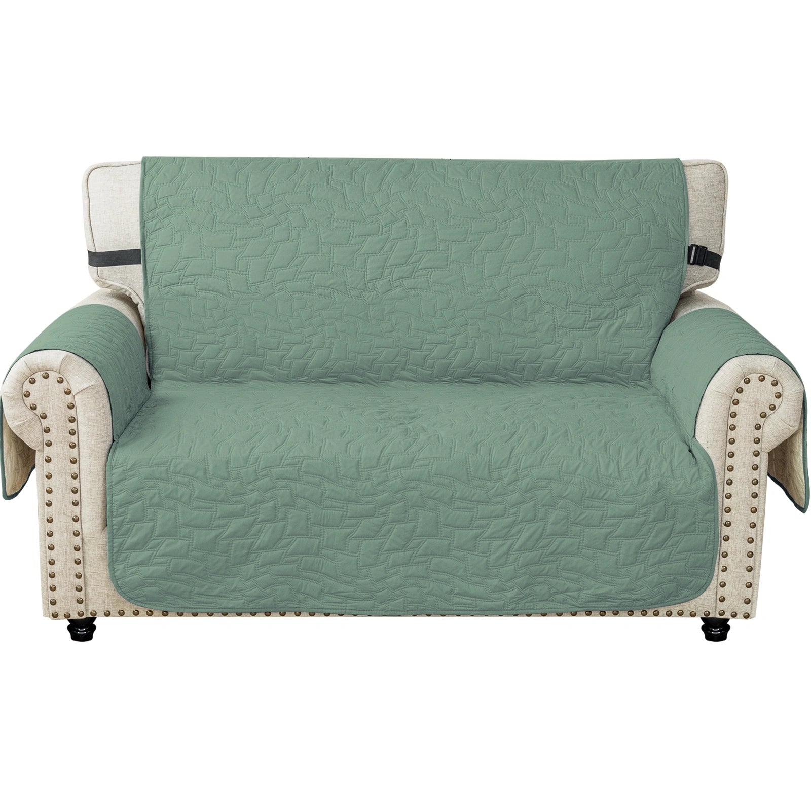 YSTYLE Waterproof 2 Seater Sofa Cover with Armrests Anti-Slip-YSTYLE