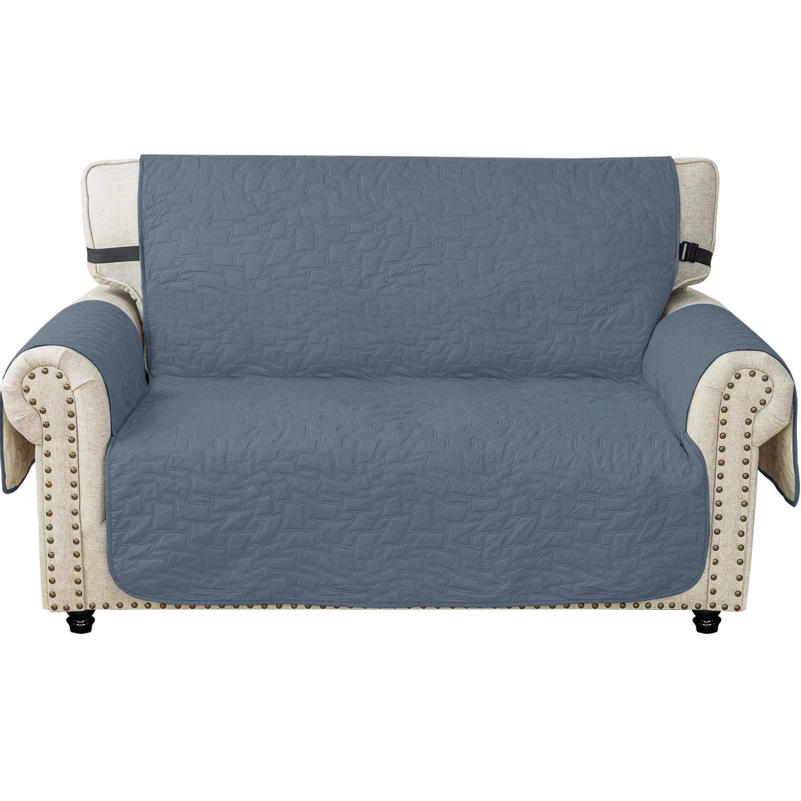 YSTYLE Waterproof 2 Seater Sofa Cover with Armrests Anti-Slip-YSTYLE