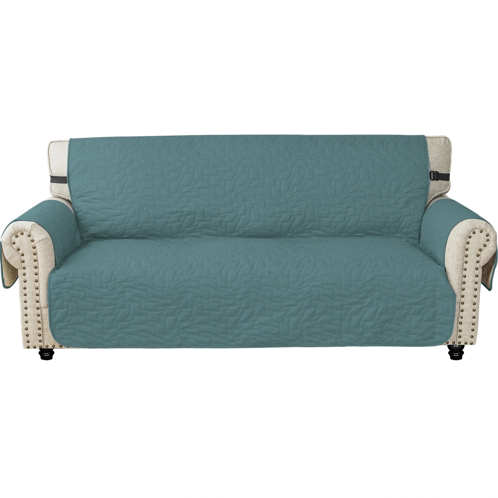 YSTYLE 3 Seater Sofa Cover – Waterproof, Anti-Slip, Cat Scratch-Resistant, Quilted Protection-Quads Shape
