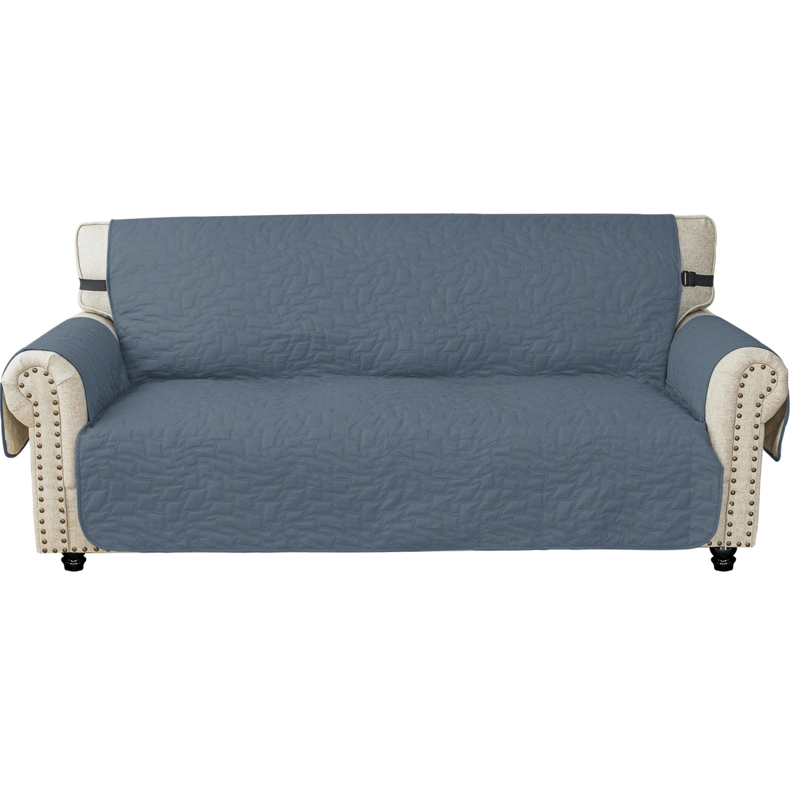 YSTYLE 3 Seater Sofa Cover – Waterproof, Anti-Slip, Cat Scratch-Resistant, Quilted Protection-Quads Shape