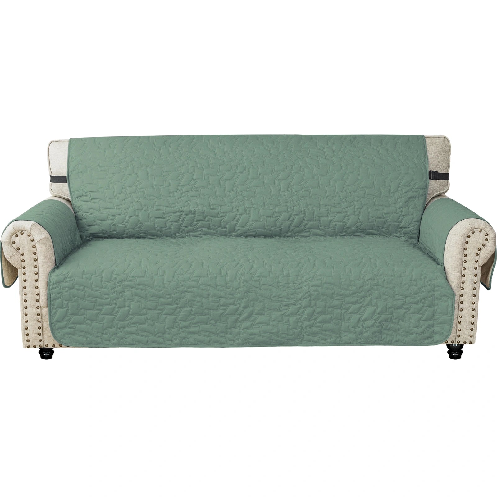 YSTYLE 3 Seater Sofa Cover – Waterproof, Anti-Slip, Cat Scratch-Resistant, Quilted Protection-Quads Shape