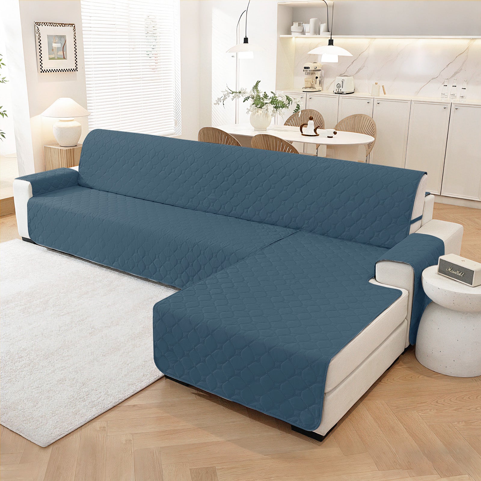 YSTYLE imperméable Reversible Corner canapé couverture L Shape 225CM