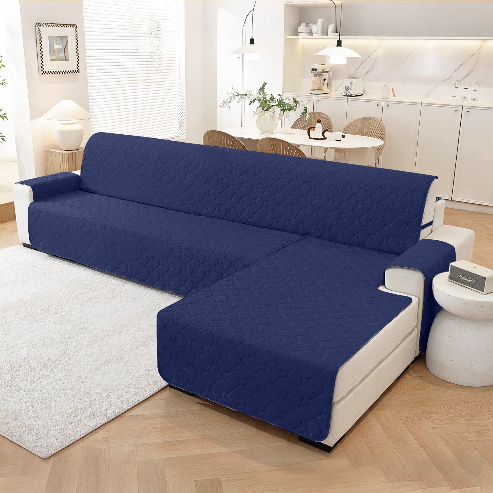 YSTYLE imperméable Reversible Corner canapé couverture L Shape 225CM