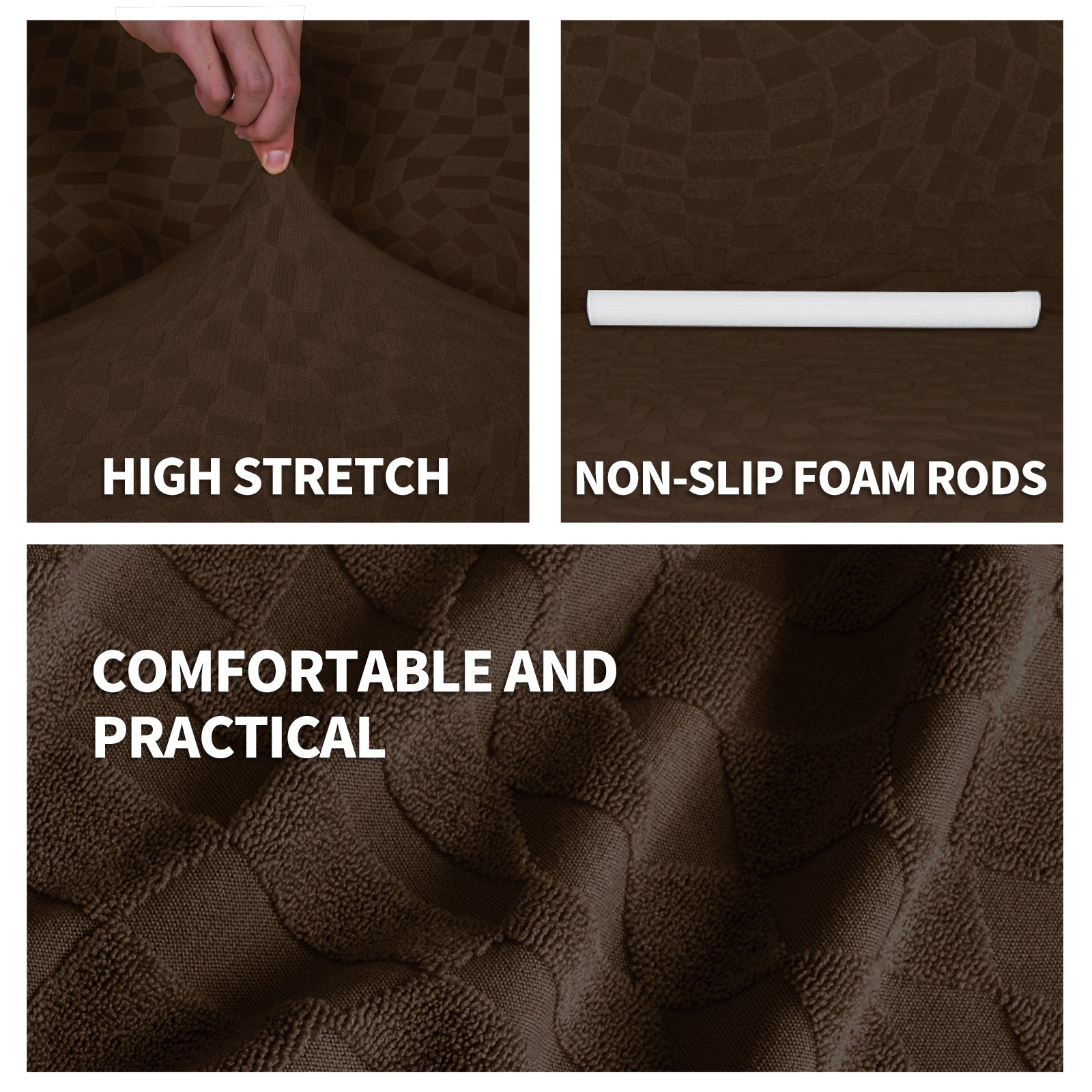 YSTYLE 2 pezzi copertura elastica per divano angolare, 3+3 posti a forma di L