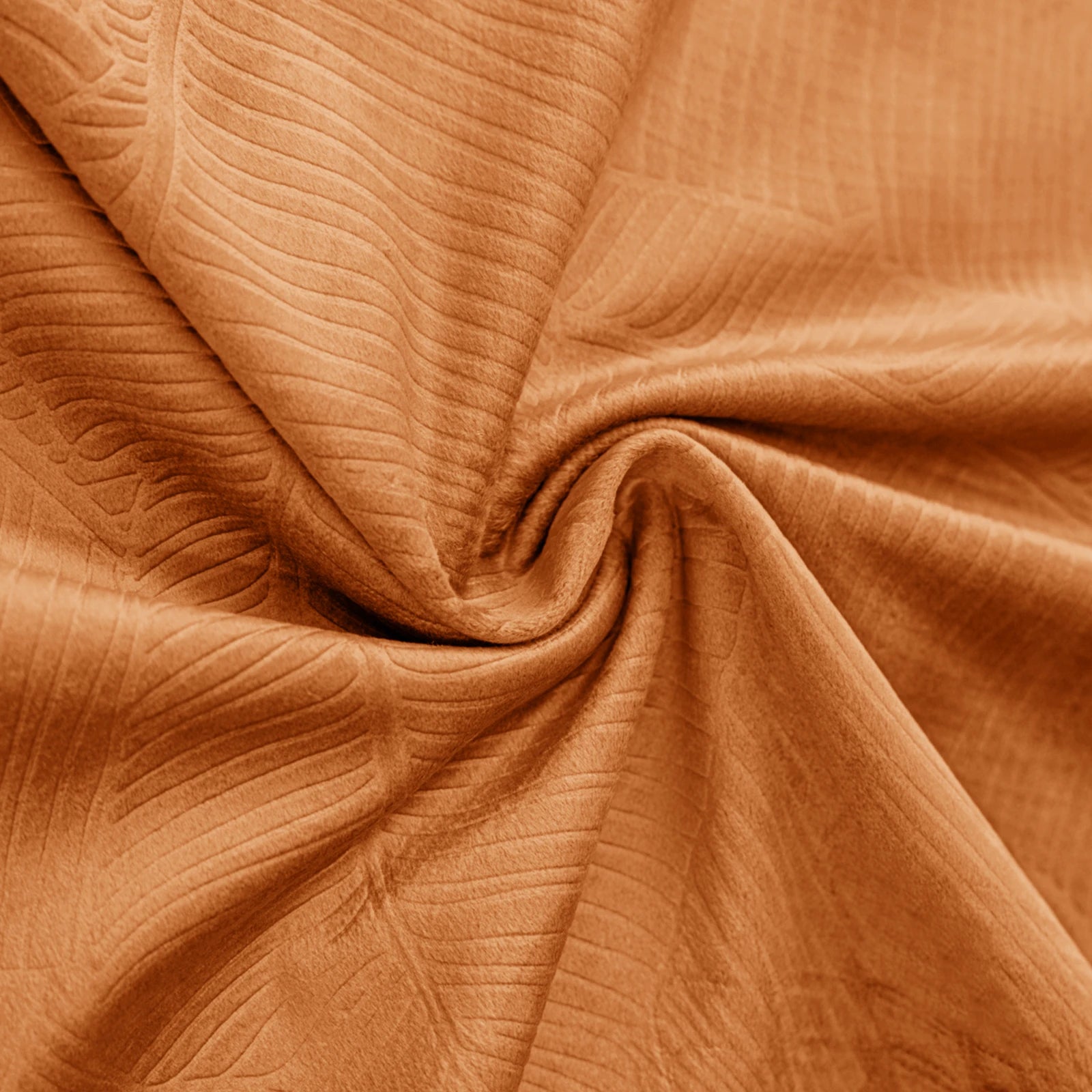 YSTYLE Velvet Sofa Cushion Covers, Decorative Throw Pillow Covers, 2 pcs, Hidden Zipper-Leaf Shape