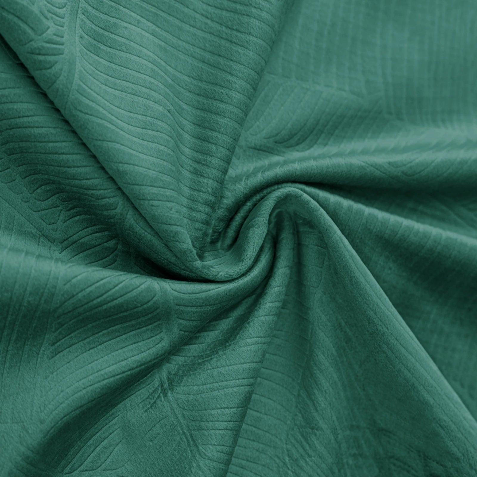 YSTYLE Velvet Sofa Cushion Covers, Decorative Throw Pillow Covers, 2 pcs, Hidden Zipper-Leaf Shape