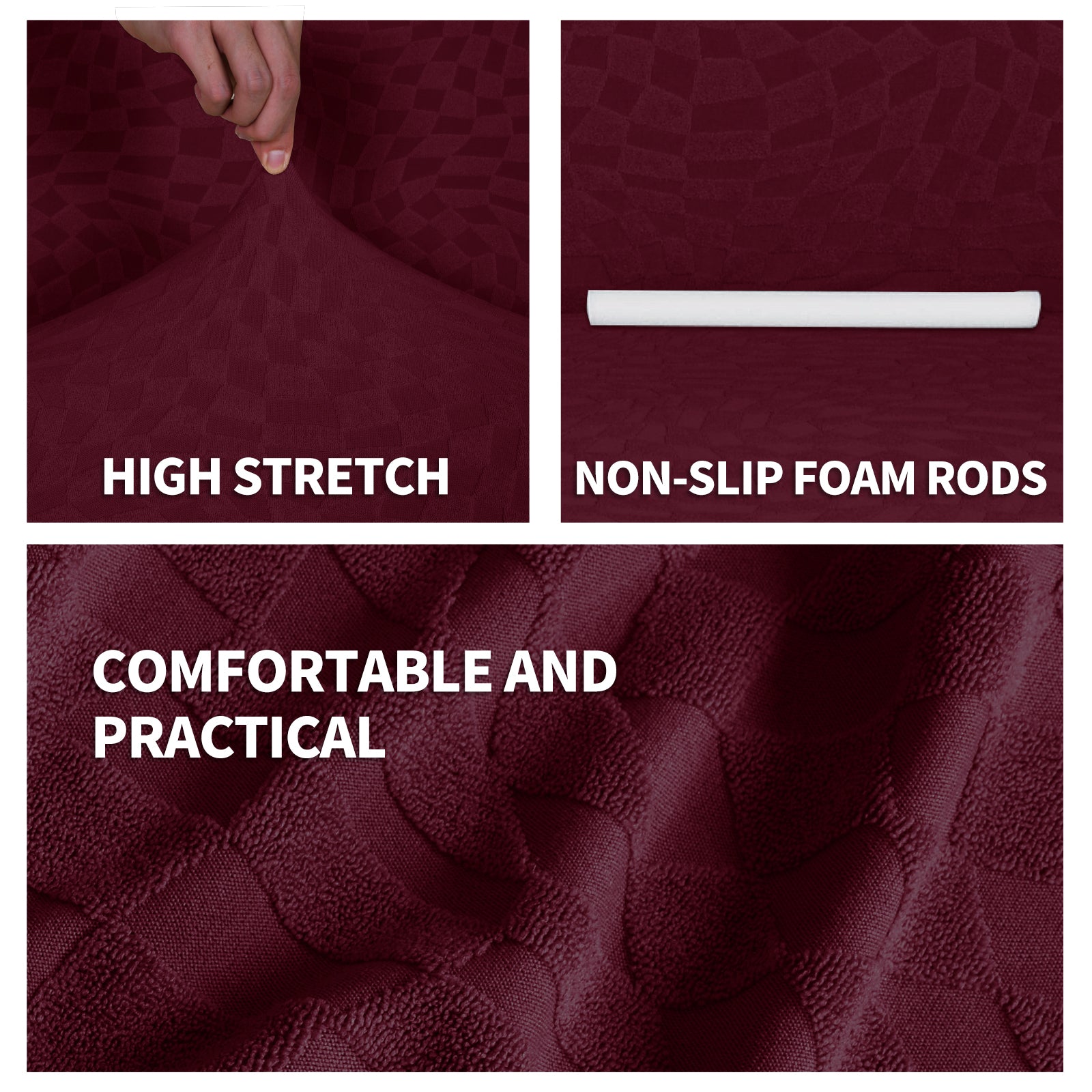 YSTYLE 2 pezzi copertura elastica per divano angolare, 3+3 posti a forma di L