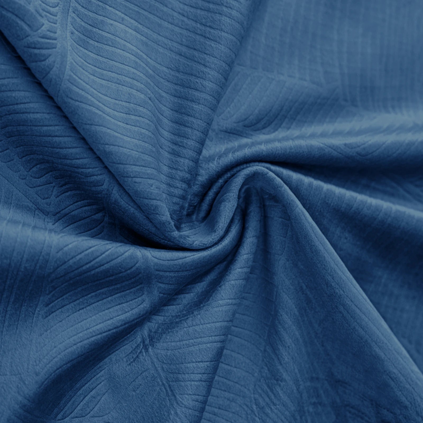 YSTYLE Velvet Sofa Cushion Covers, Decorative Throw Pillow Covers, 2 pcs, Hidden Zipper-Leaf Shape