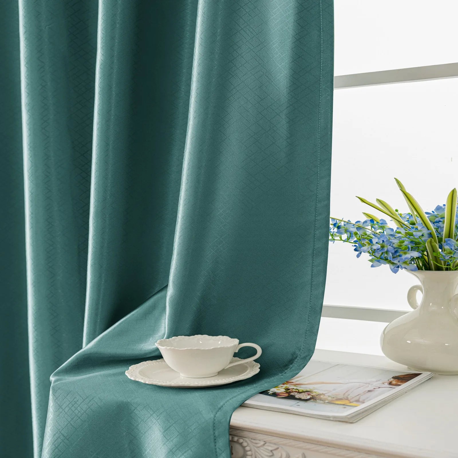 YSTYLE 2 Pieces Interior Curtains Blackout Thermal Insulated-YSTYLE
