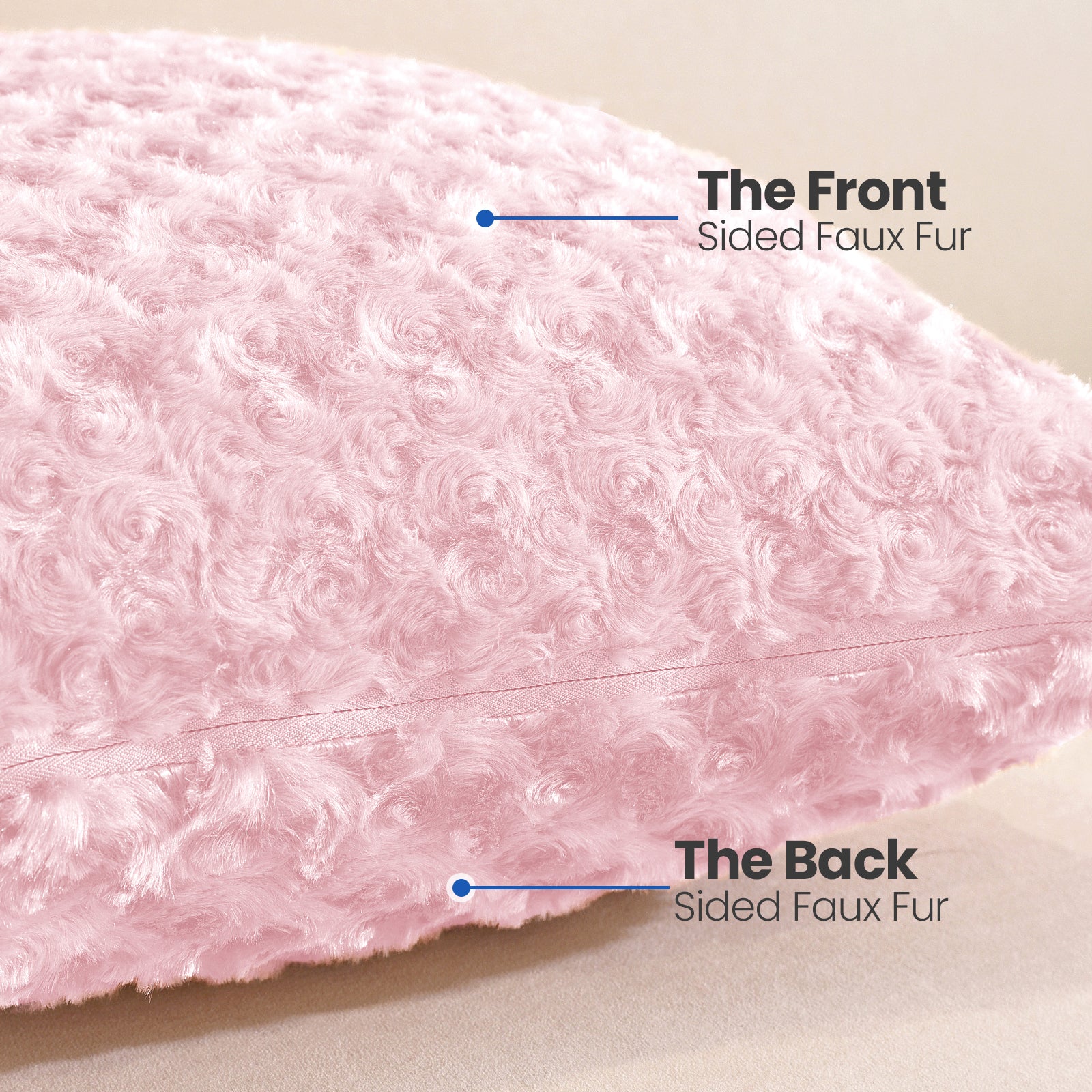 Ystyle Federe Cuscini Divano 45 x 45 cm Set of 2, Sofa Cushion Covers in Soft Plush, Modern Elegant Decorative Sofa Covers, Durable for Living Room Bedroom