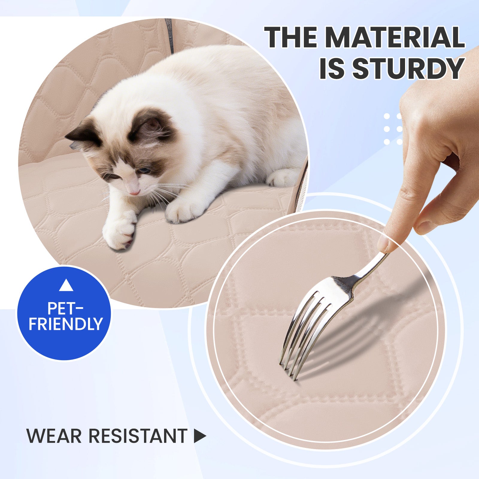 Copripoltrona impermeabile YSTYLE a 2 posti con tasche antiscivolo