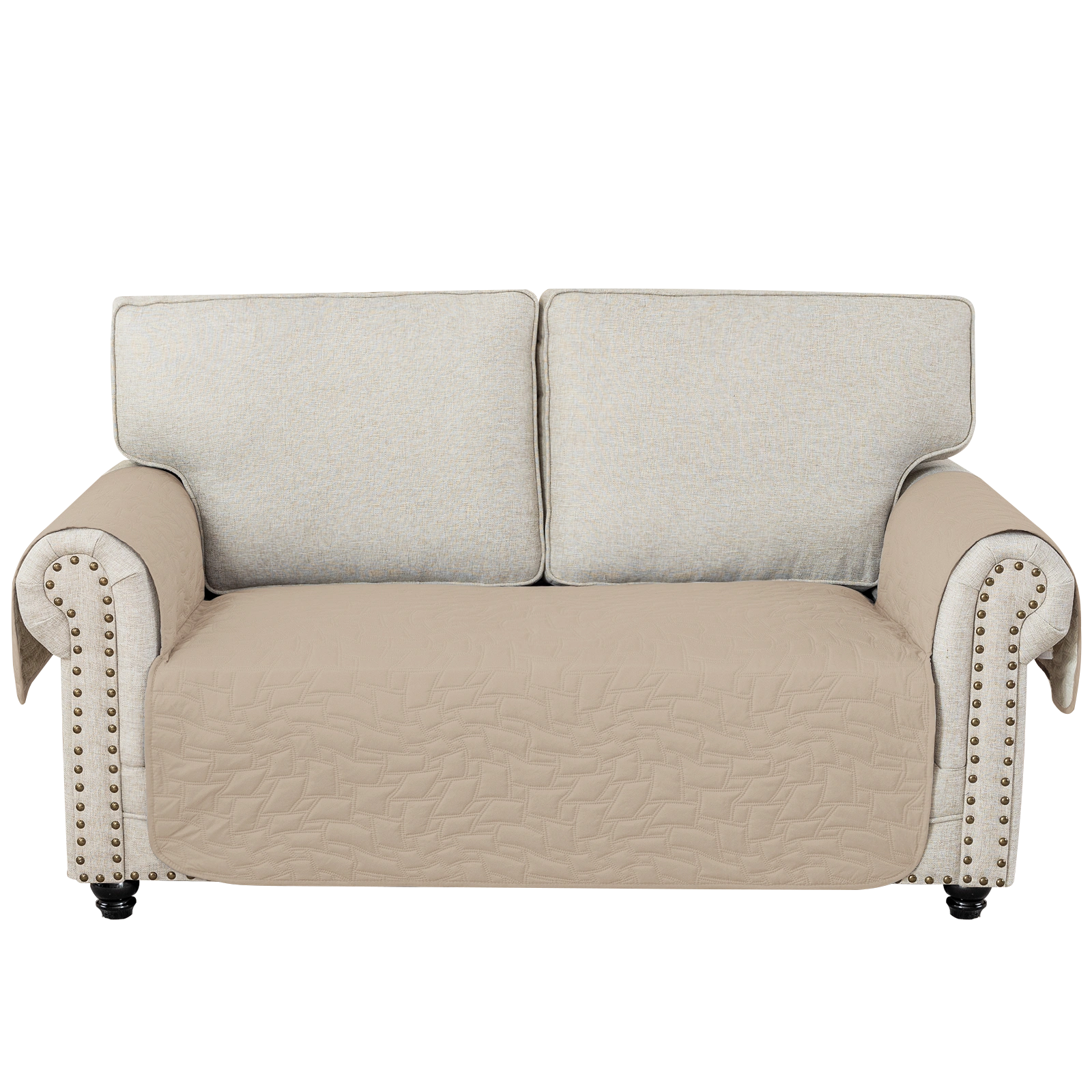 YSTYLE 2 Seater Sofa Cover Universal – Anti-Slip, Pet-Friendly, Couch Protector with Side Pockets