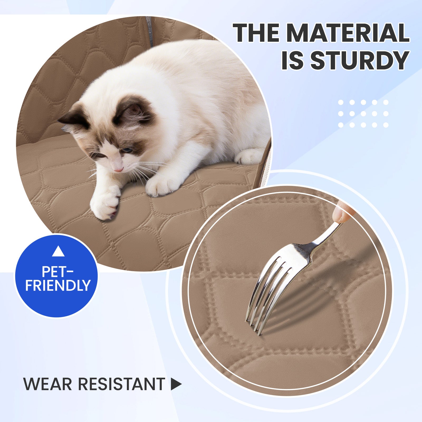 Copripoltrona impermeabile YSTYLE a 2 posti con tasche antiscivolo