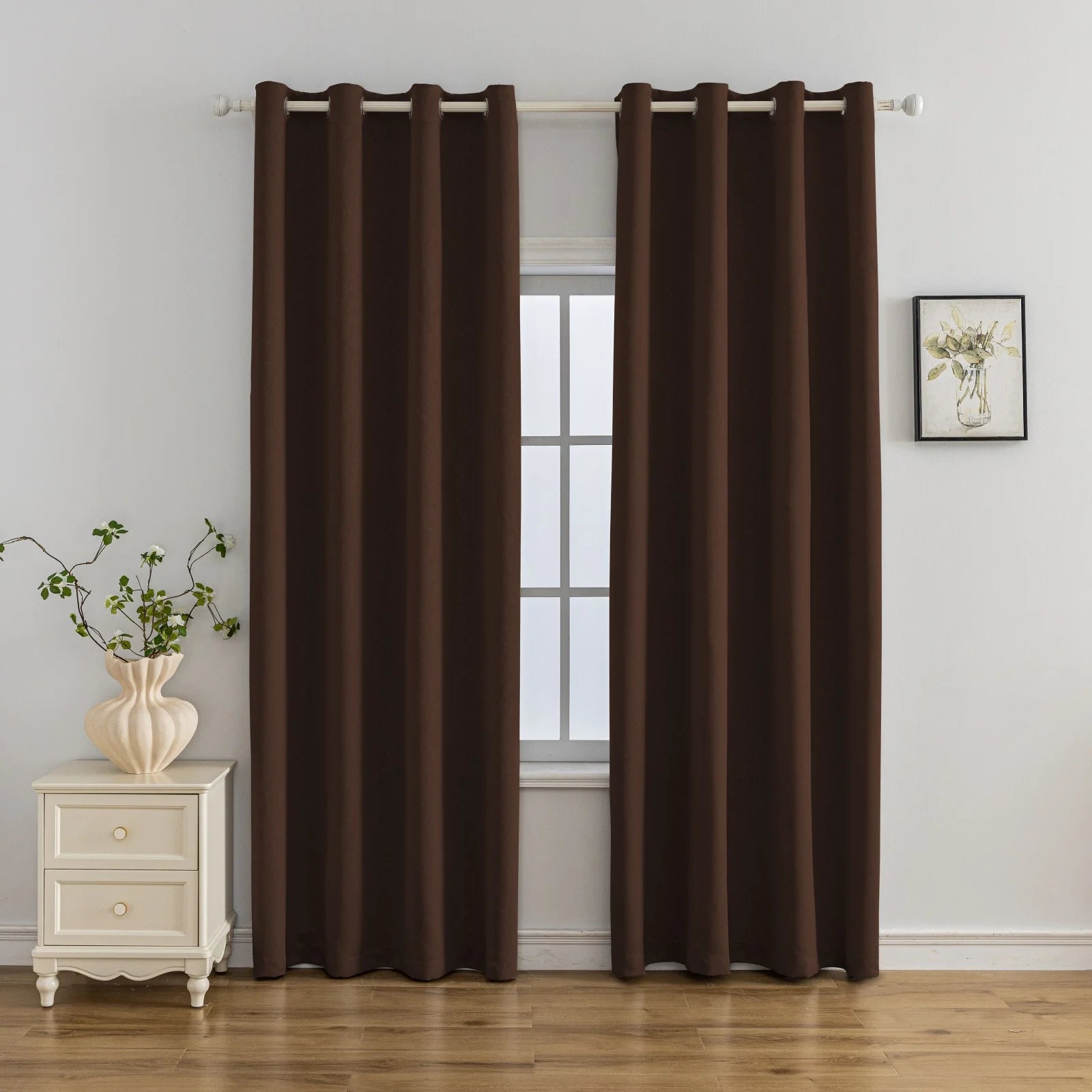 YSTYLE Indoor Curtains 2 pcs-embossed blackout, Curtain Collection