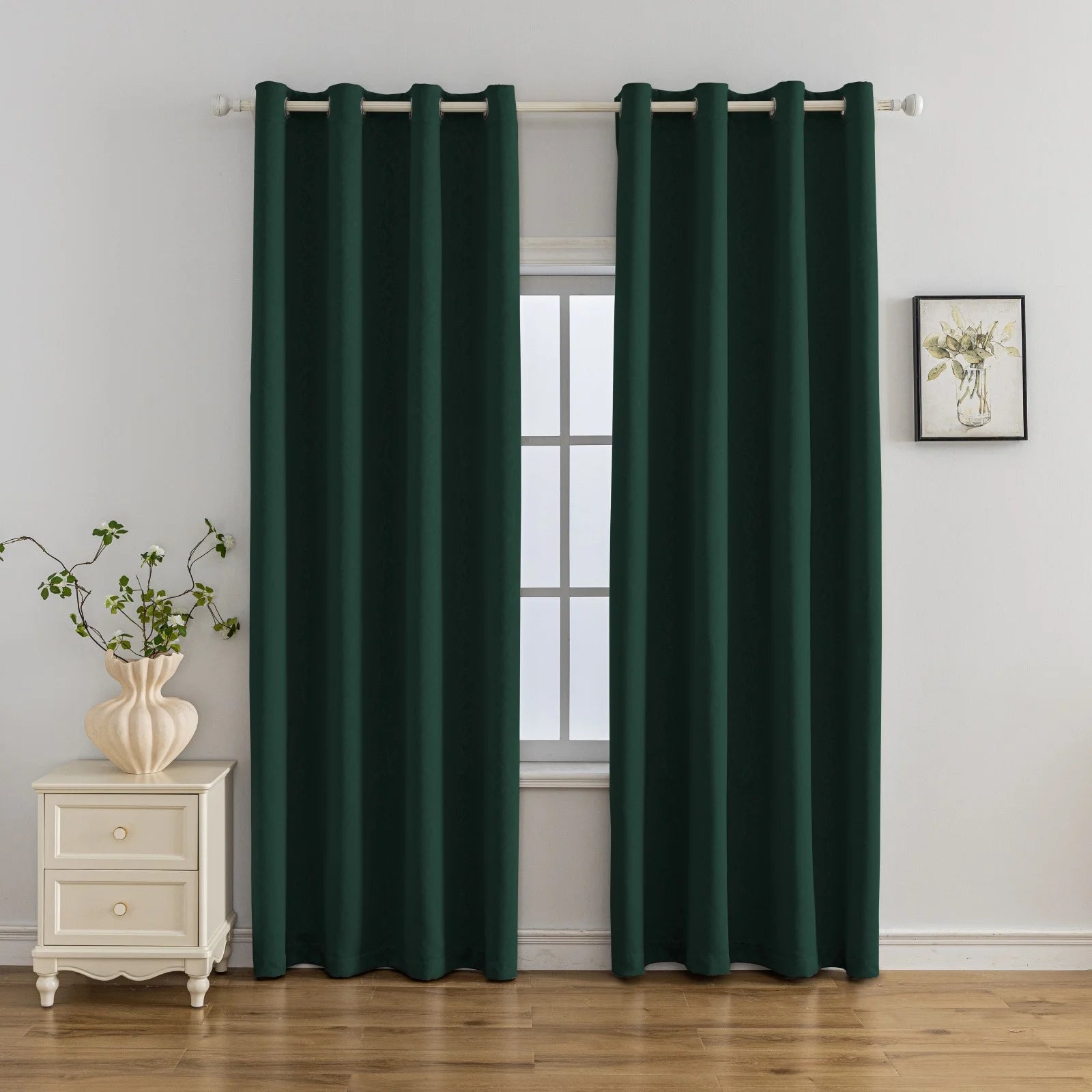 YSTYLE Indoor Curtains 2 pcs-embossed blackout, Curtain Collection