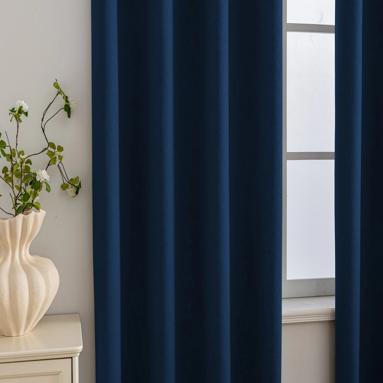 YSTYLE Indoor Curtains 2 pcs-embossed blackout, Curtain Collection