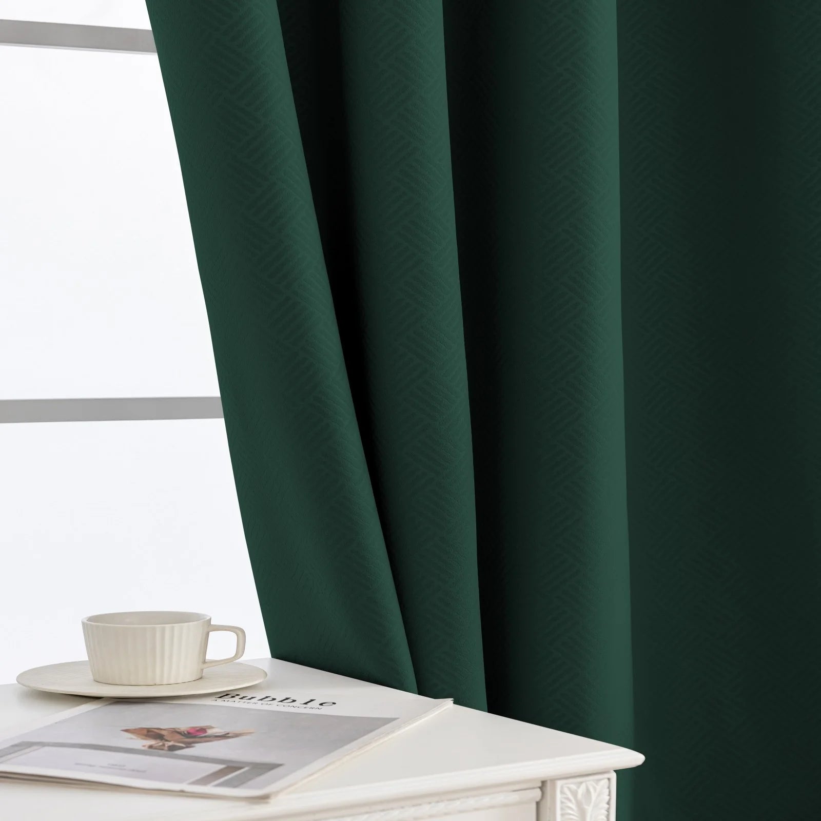 YSTYLE Indoor Curtains 2pcs-Five lines flower blackout, Curtain Collection