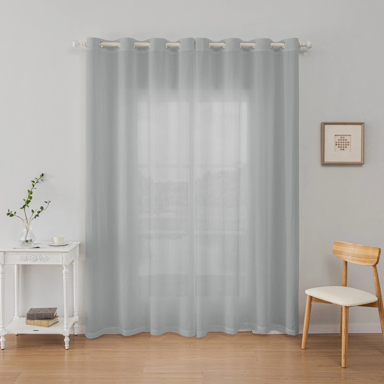 YSTYLE Tulle Blinds Light Transmission-Interior Curtains,2 pcs , Window Screen