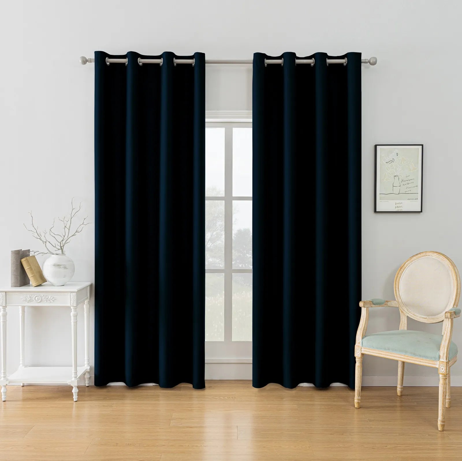YSTYLE Blackout Curtains – 2 pcs, Thermal, Waterproof, Indoor/Outdoor Use