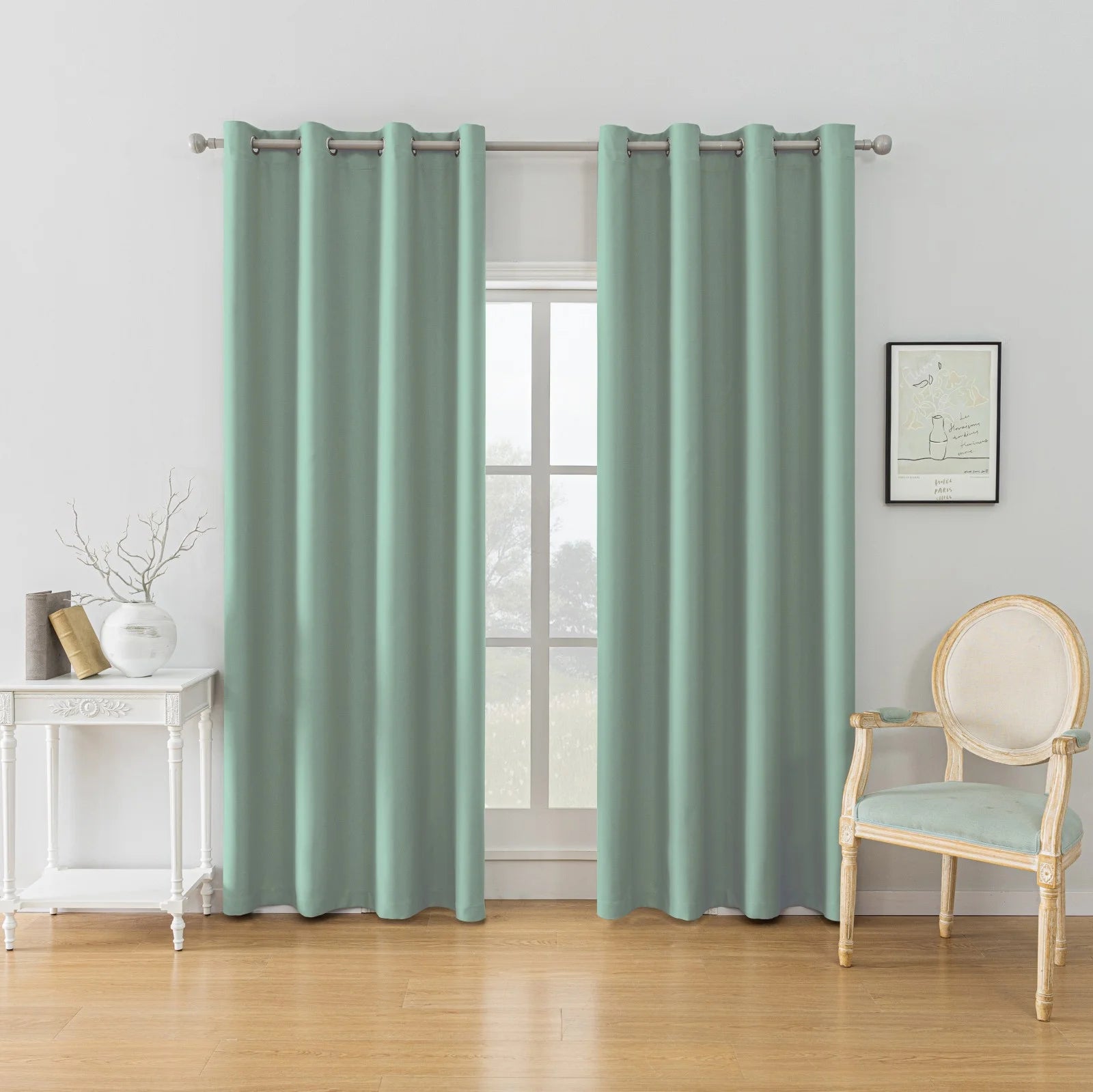 YSTYLE Blackout Curtains – 2 pcs, Thermal, Waterproof, Indoor/Outdoor Use