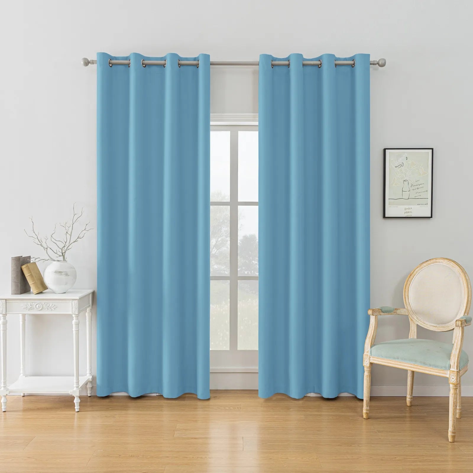 YSTYLE Blackout Curtains – 2 pcs, Thermal, Waterproof, Indoor/Outdoor Use