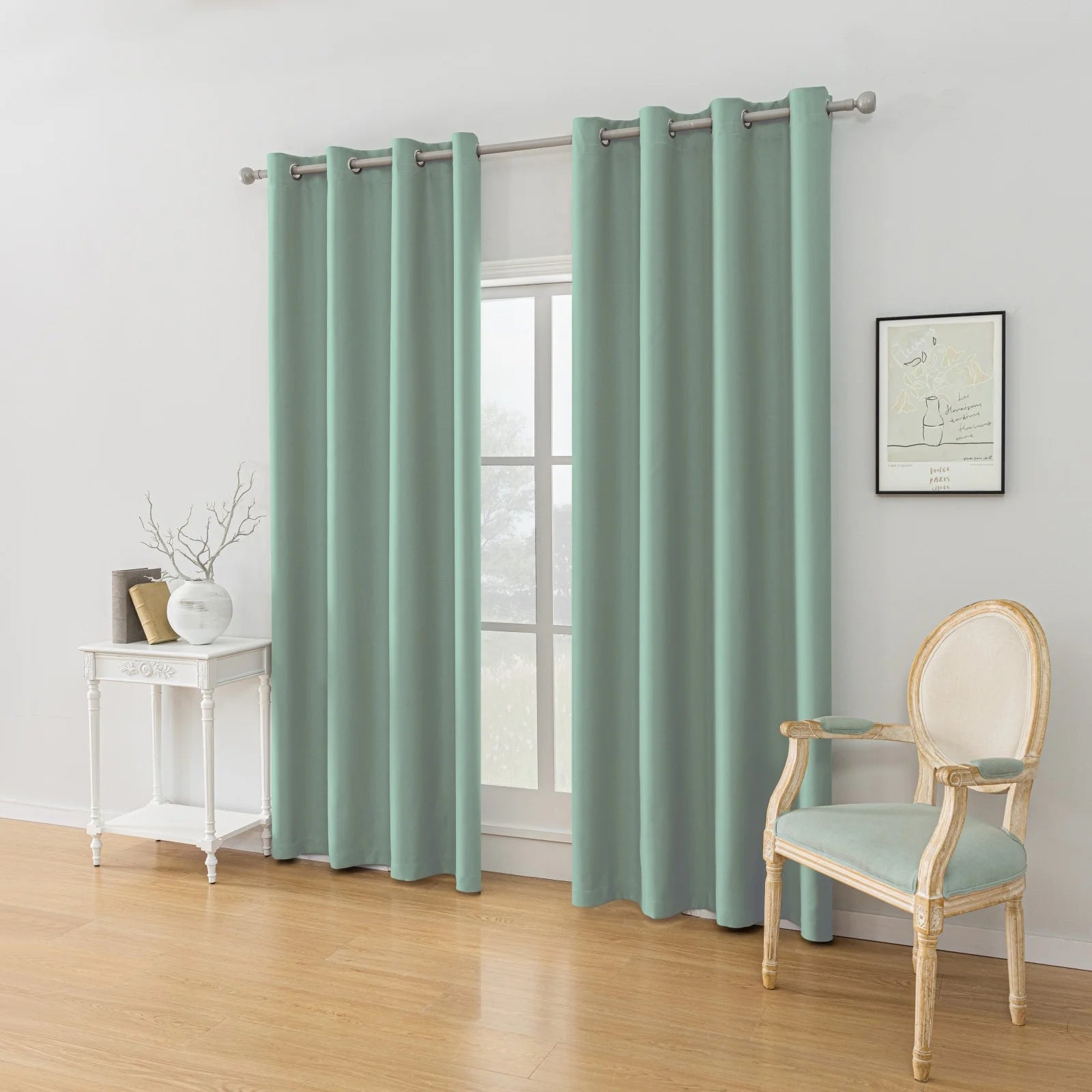 YSTYLE Blackout Curtains – 2 pcs, Thermal, Waterproof, Indoor/Outdoor Use