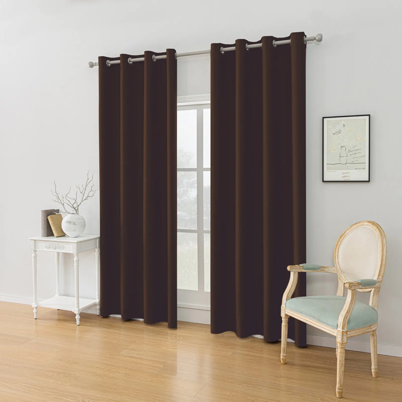 YSTYLE Blackout Curtains – 2 pcs, Thermal, Waterproof, Indoor/Outdoor Use