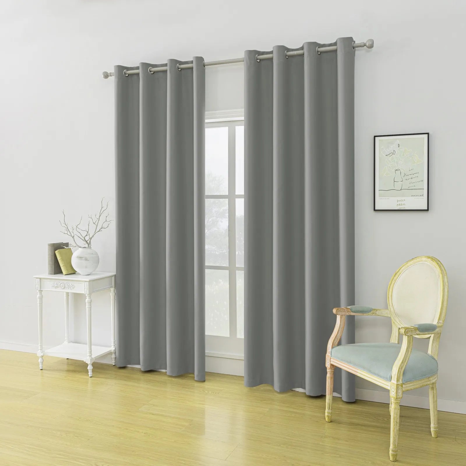YSTYLE Blackout Curtains – 2 pcs, Thermal, Waterproof, Indoor/Outdoor Use