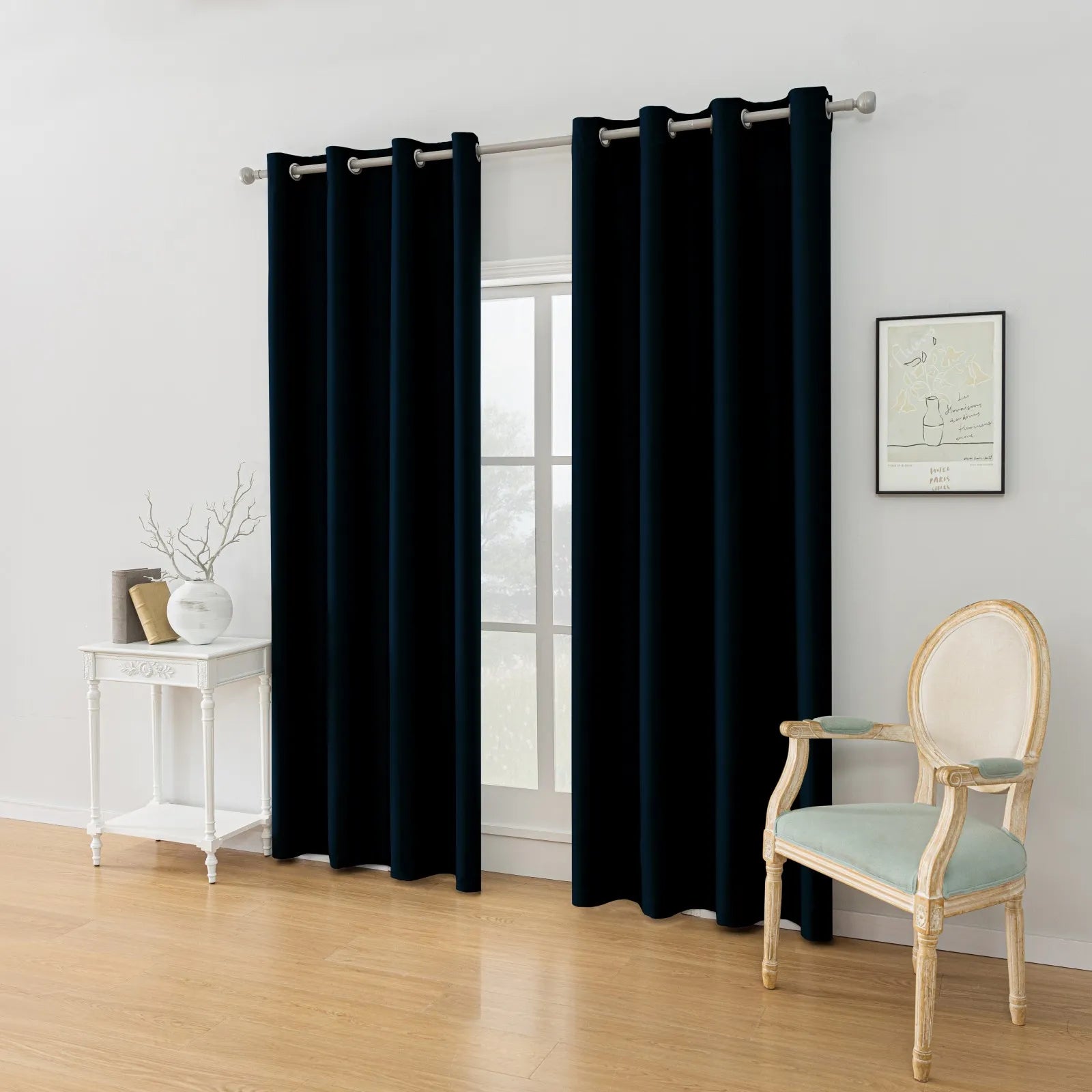 YSTYLE Blackout Curtains – 2 pcs, Thermal, Waterproof, Indoor/Outdoor Use