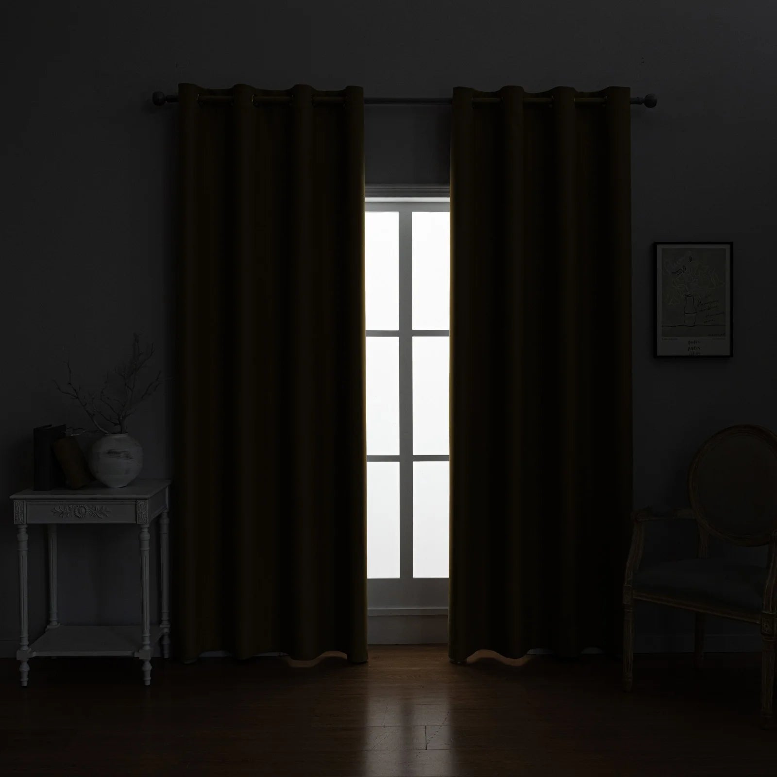 YSTYLE Blackout Curtains – 2 pcs, Thermal, Waterproof, Indoor/Outdoor Use