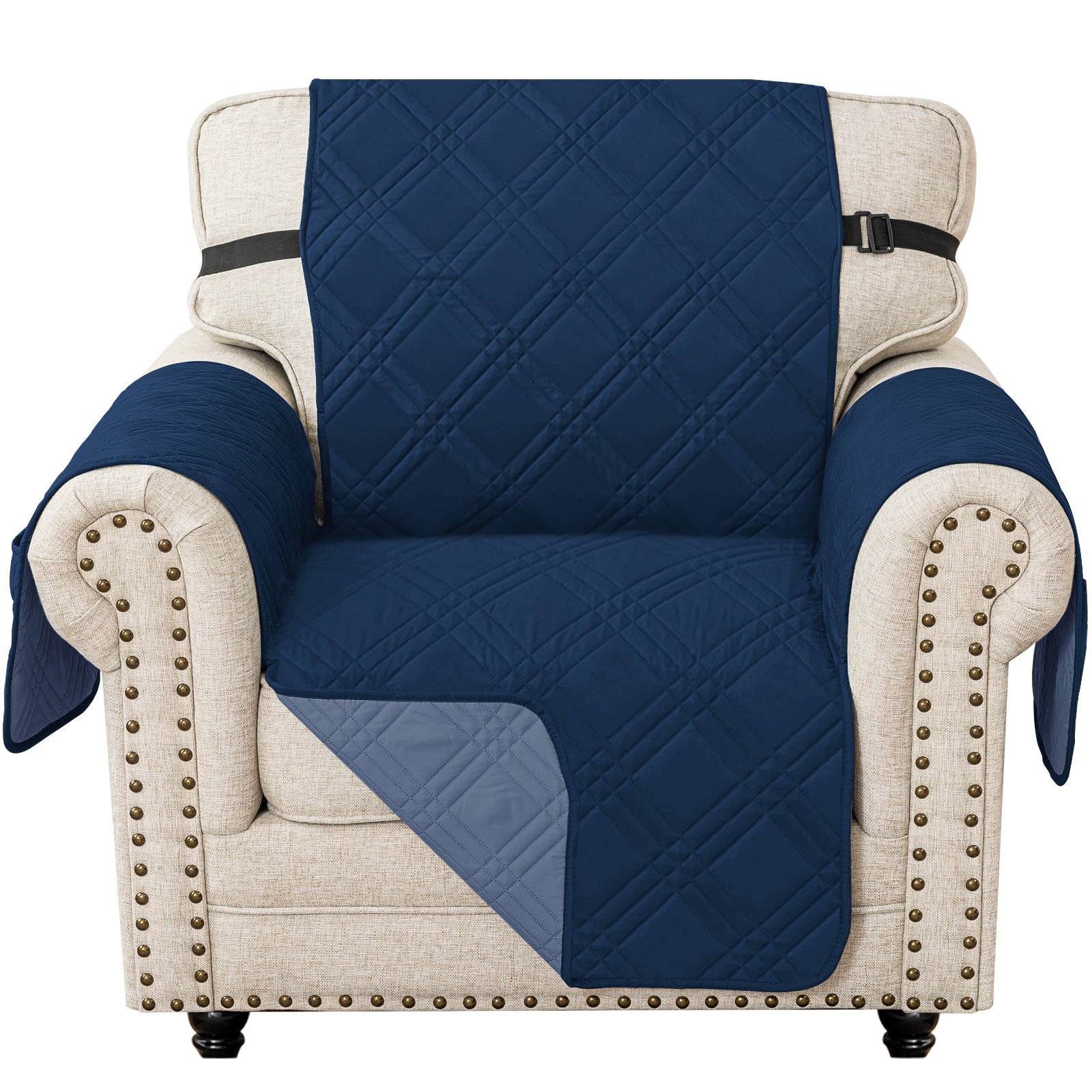 Ystyle Waterproof 2 Seater Sofa Cover with Armrests Anti-Slip-YSTYLE