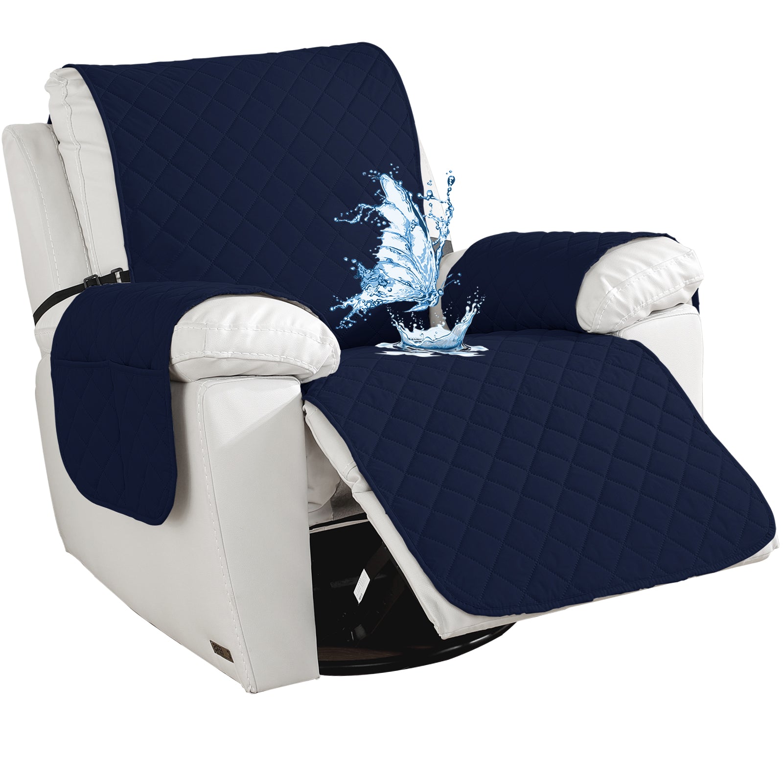 Ystyle Waterproof Recliner Chair Cover with Side Pockets Non Slip-YSTYLE