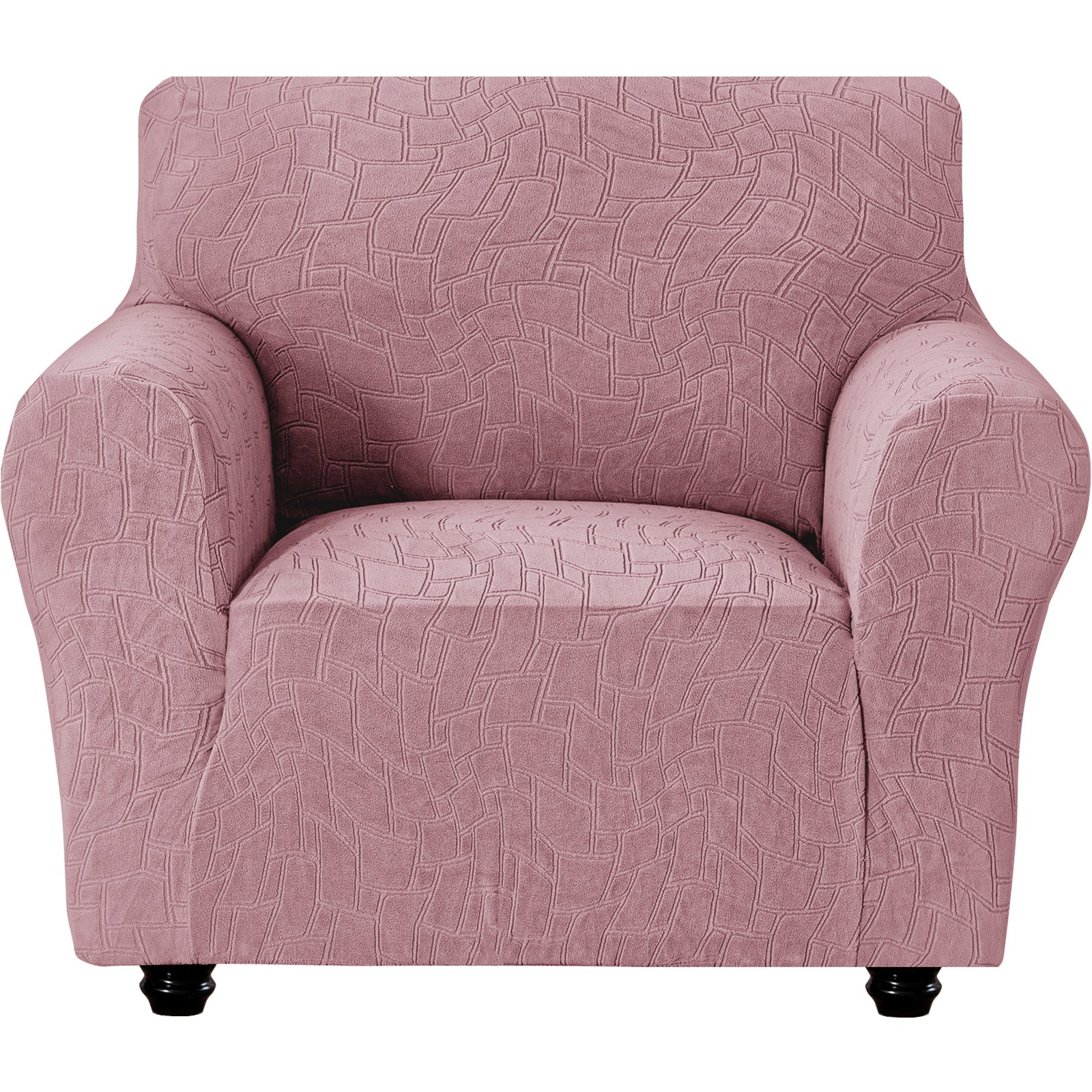 Ystyle Stretch 1 Seater Sofa Cover Jacquard Geometric Pattern-YSTYLE