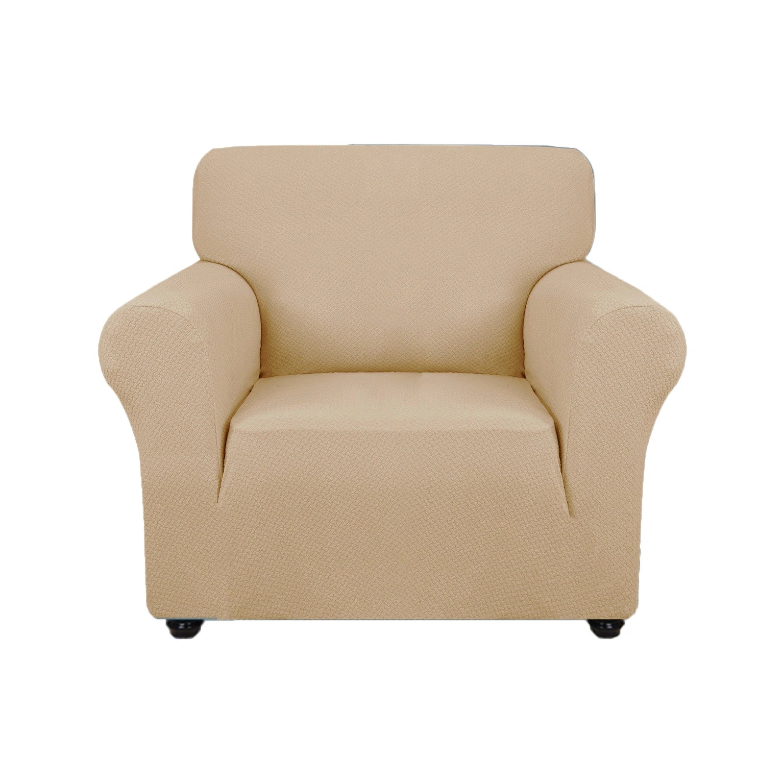 YSTYLE 1 Seater Sofa Cover – Stretch Jacquard, Anti-Slip, Cat-Proof, Washable, Full Cover-Knot