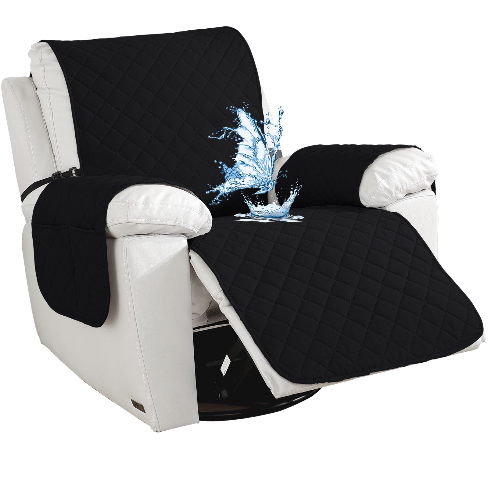 Ystyle Waterproof Recliner Chair Cover with Side Pockets Non Slip-YSTYLE