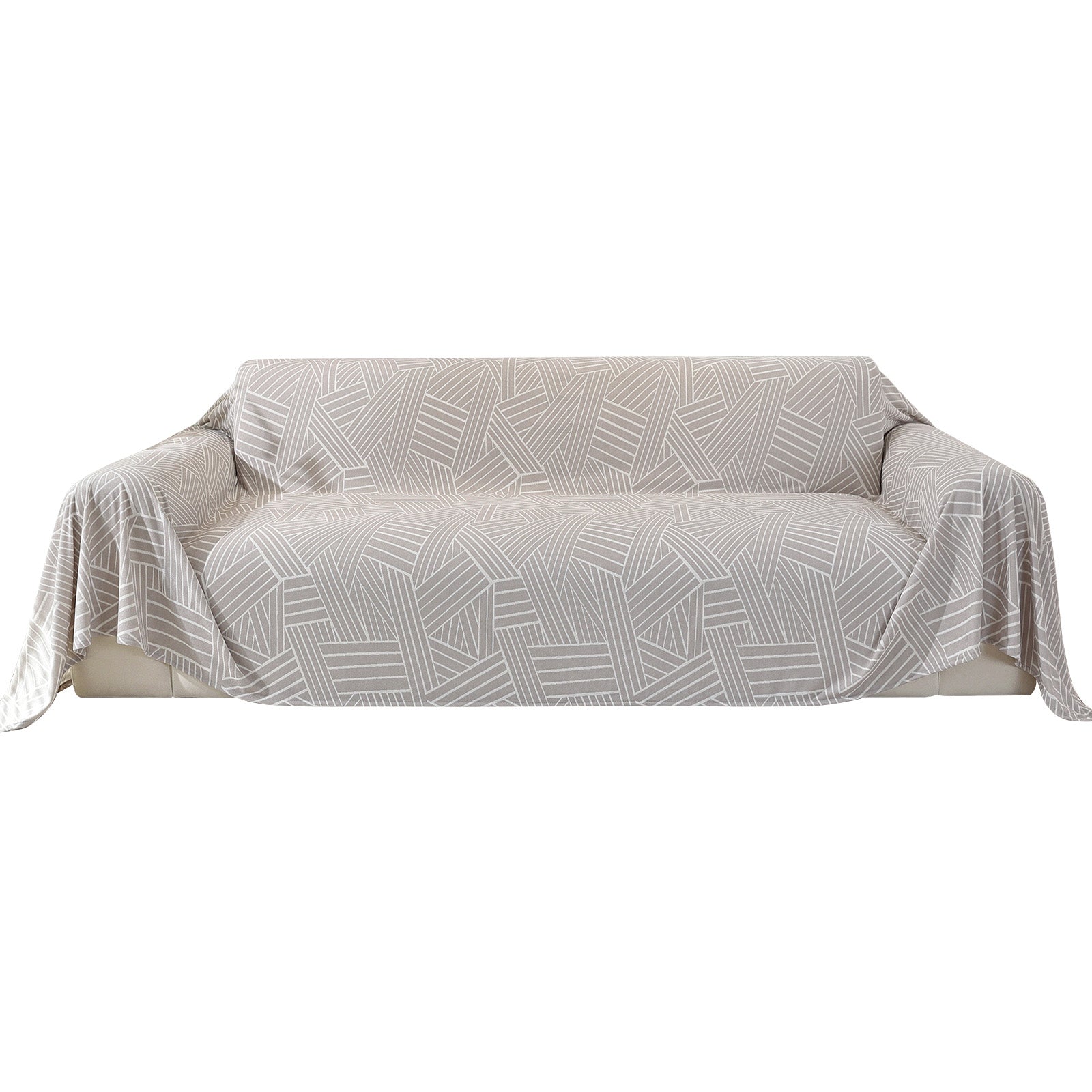 Ystyle Universal 4 Seater Sofa Cover Throw 200x380cm Cationic Fabric-YSTYLE