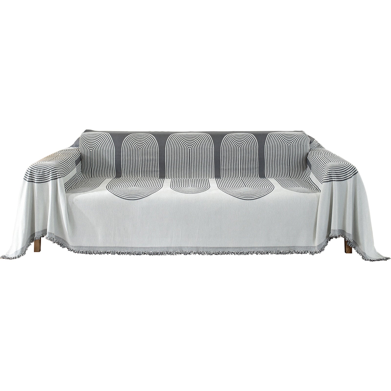 YSTYLE 1 Seater canapé Blanket Anti-Dust, Easy Care, Decorative Throw,Semi-Circular