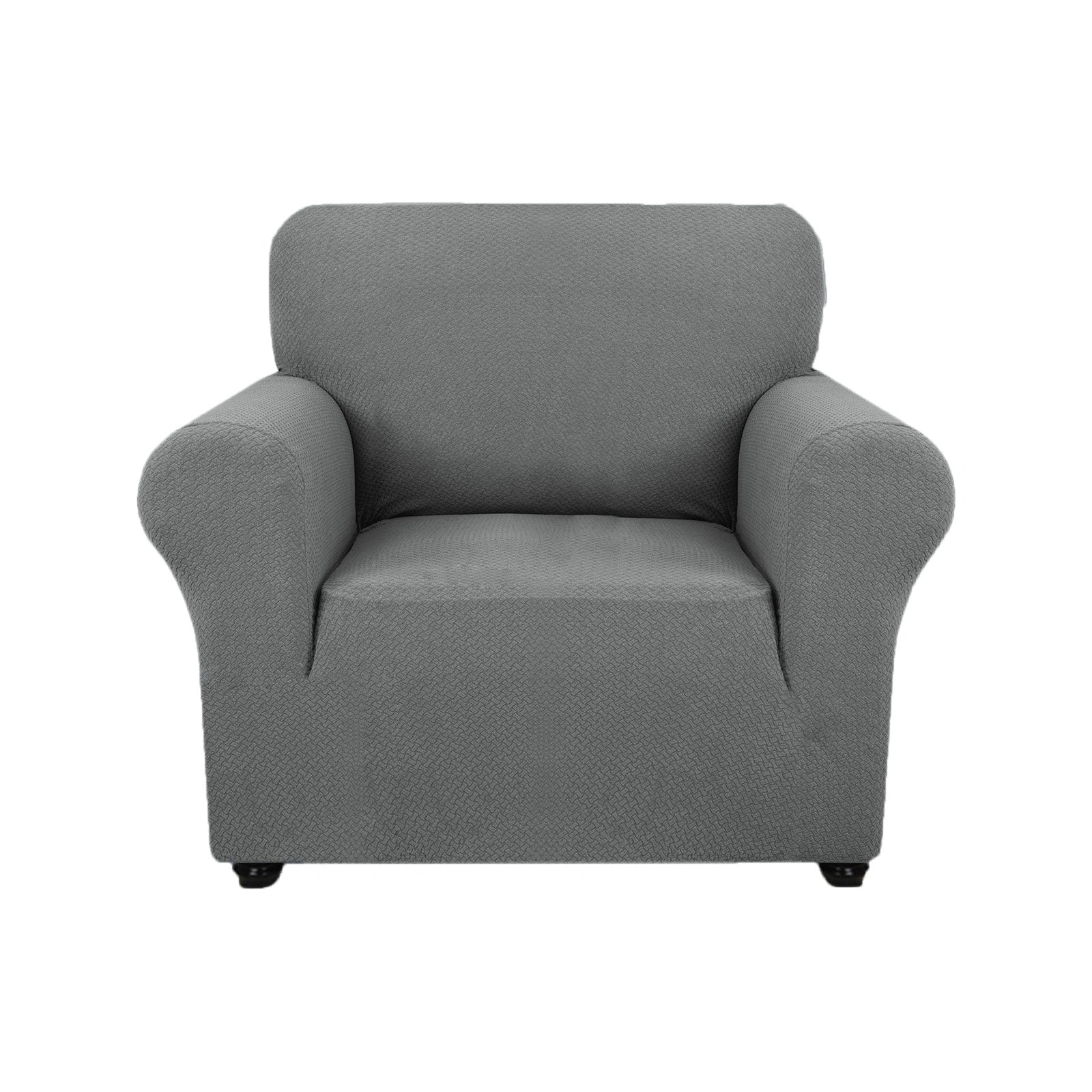 YSTYLE 1 Seater Sofa Cover – Stretch Jacquard, Anti-Slip, Cat-Proof, Washable, Full Cover-Knot