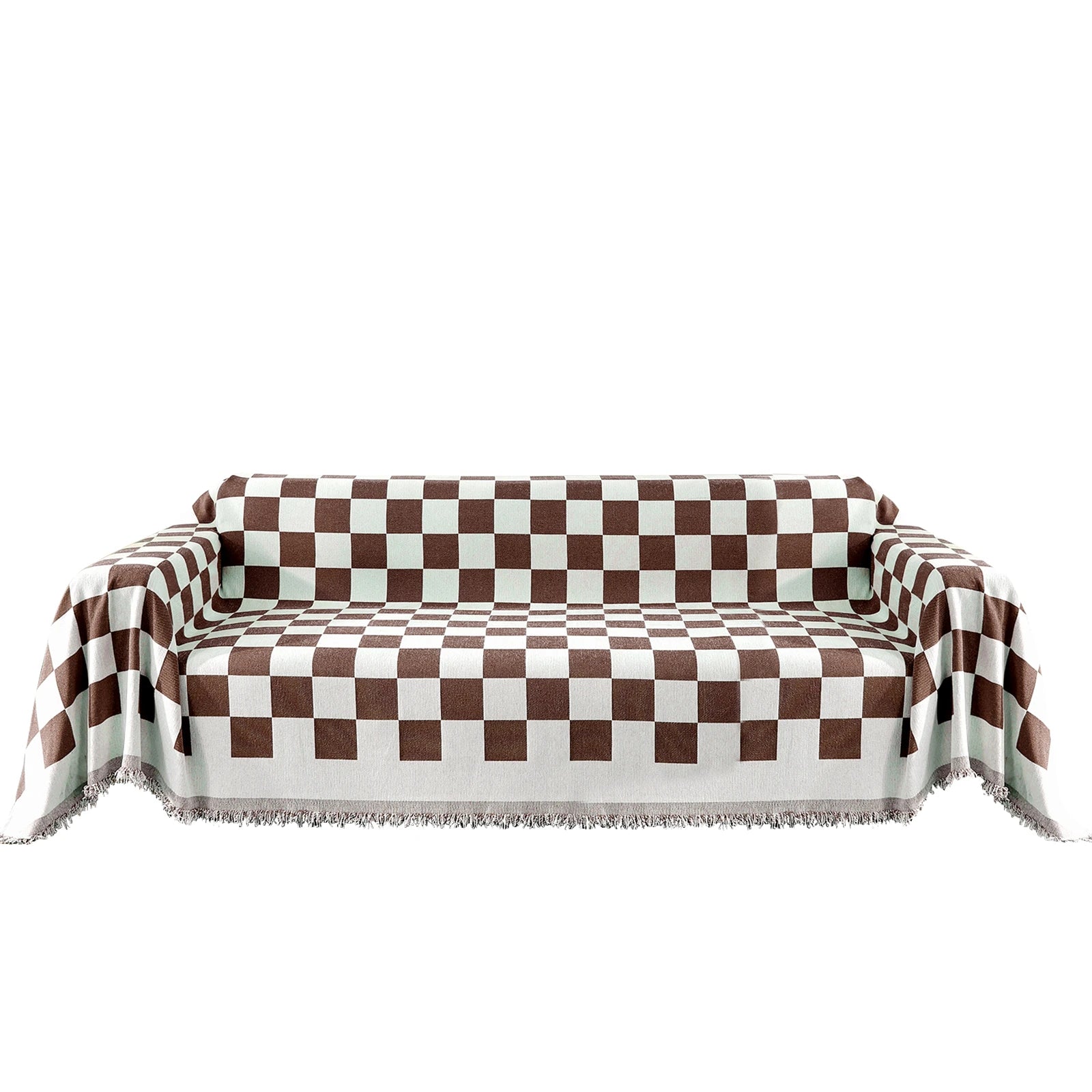 YSTYLE 4 Seater Sofa Throw Blanket 180x380cm Stain Resistant-YSTYLE