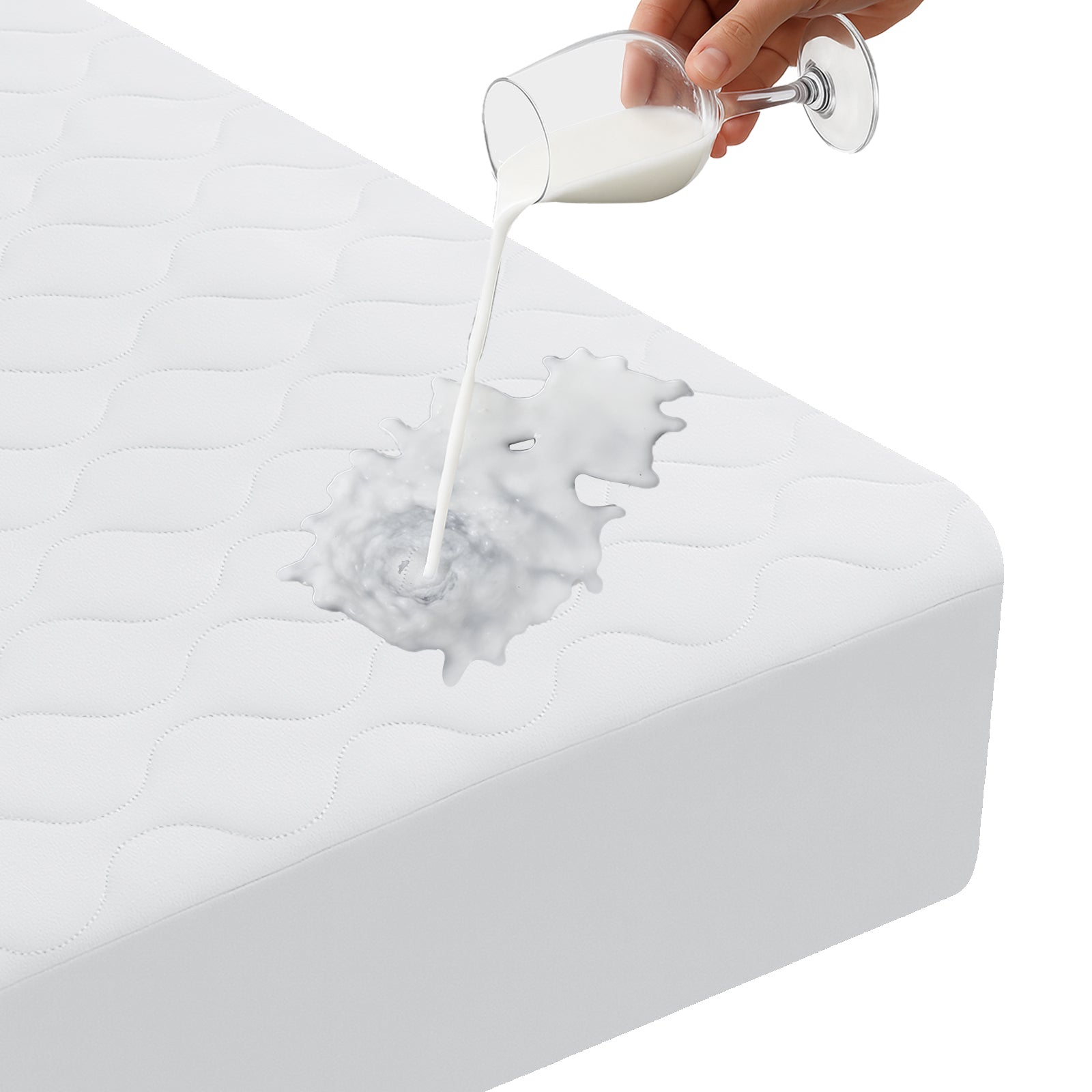 2 Waterproof Pillowcases 50x80cm with Envelope Closure