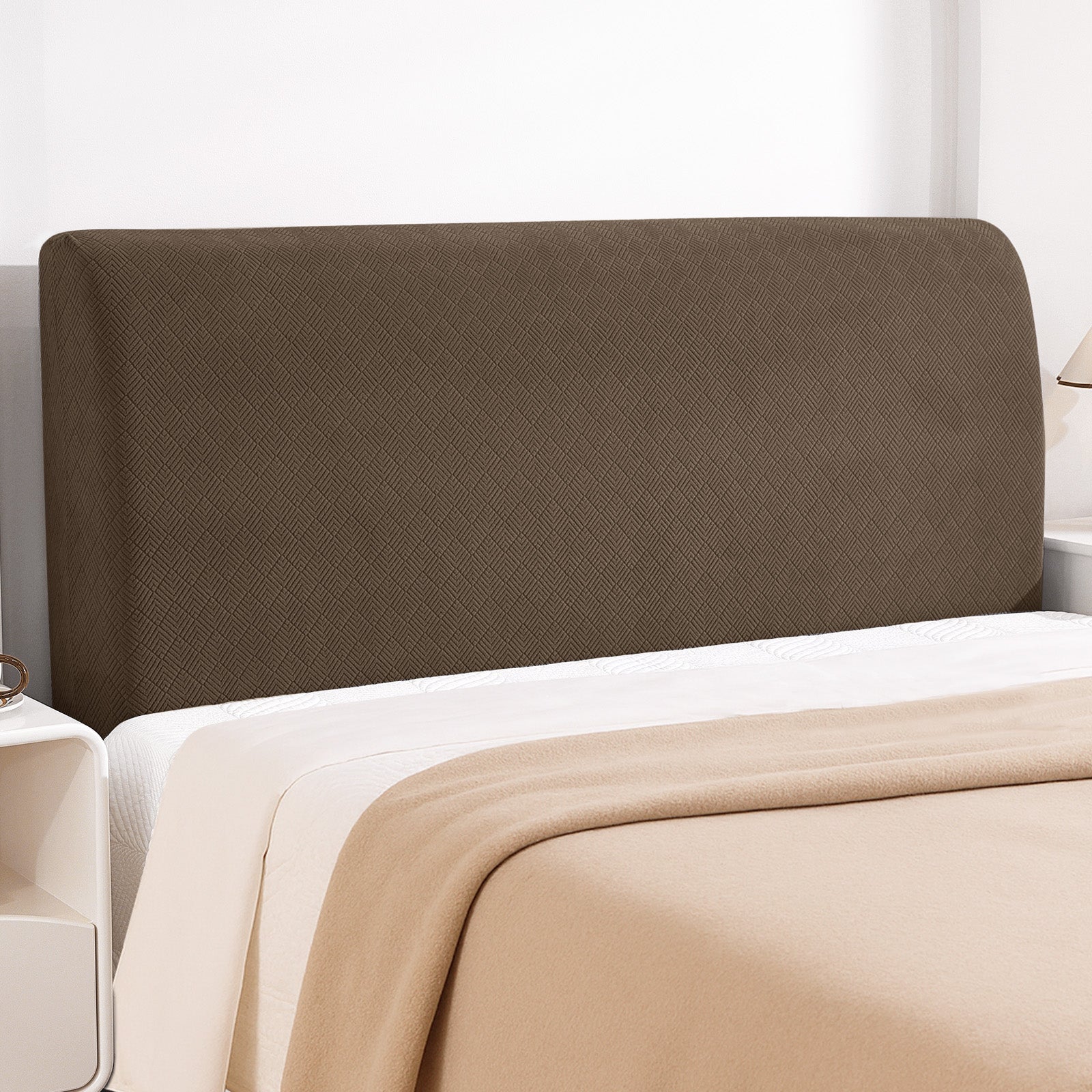 Ystyle 120cm Single Bed Headboard Cover Elasticated Headboard Slipcover, Universal Washable Single Bed Headboard Cover, Dust-Proof Headboard Protector