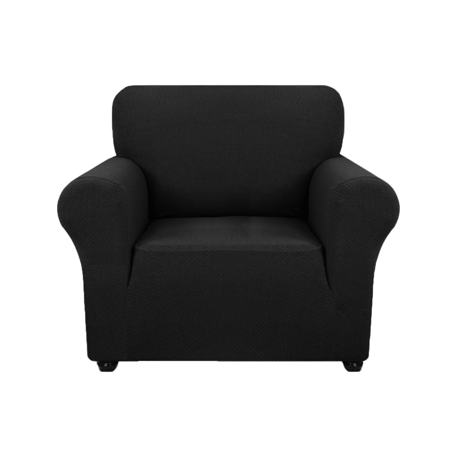 YSTYLE 1 Seater Sofa Cover – Stretch Jacquard, Anti-Slip, Cat-Proof, Washable, Full Cover-Knot